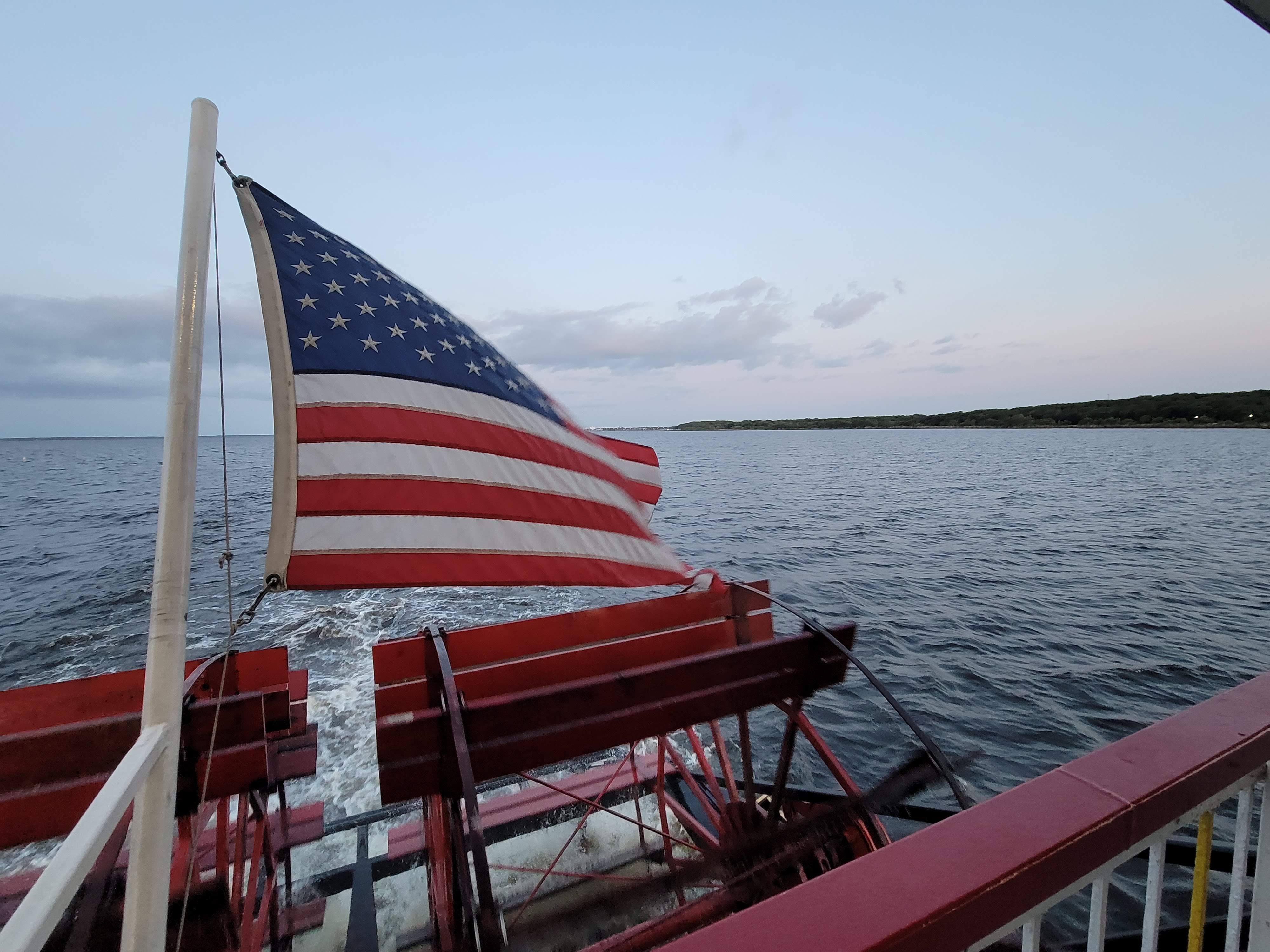 United States Flag on a boat 11