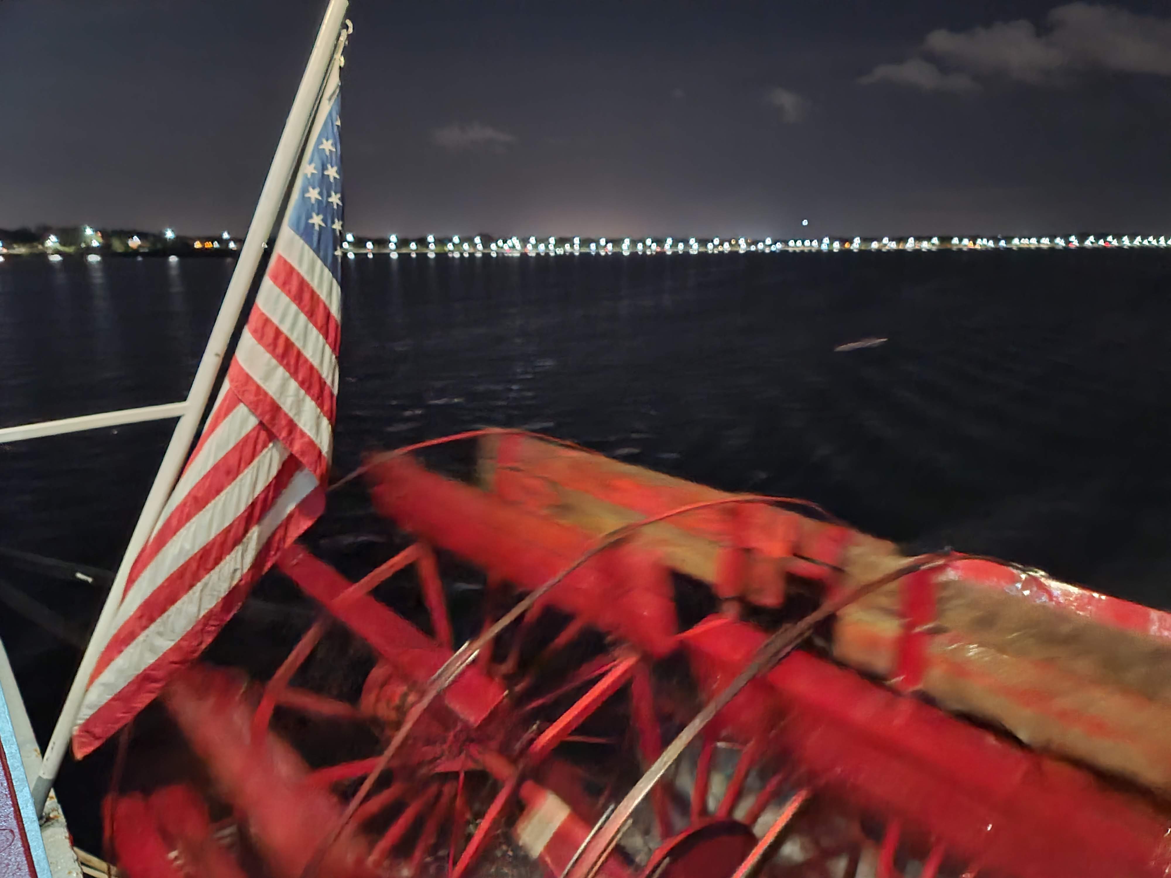 United States Flag on a boat 15