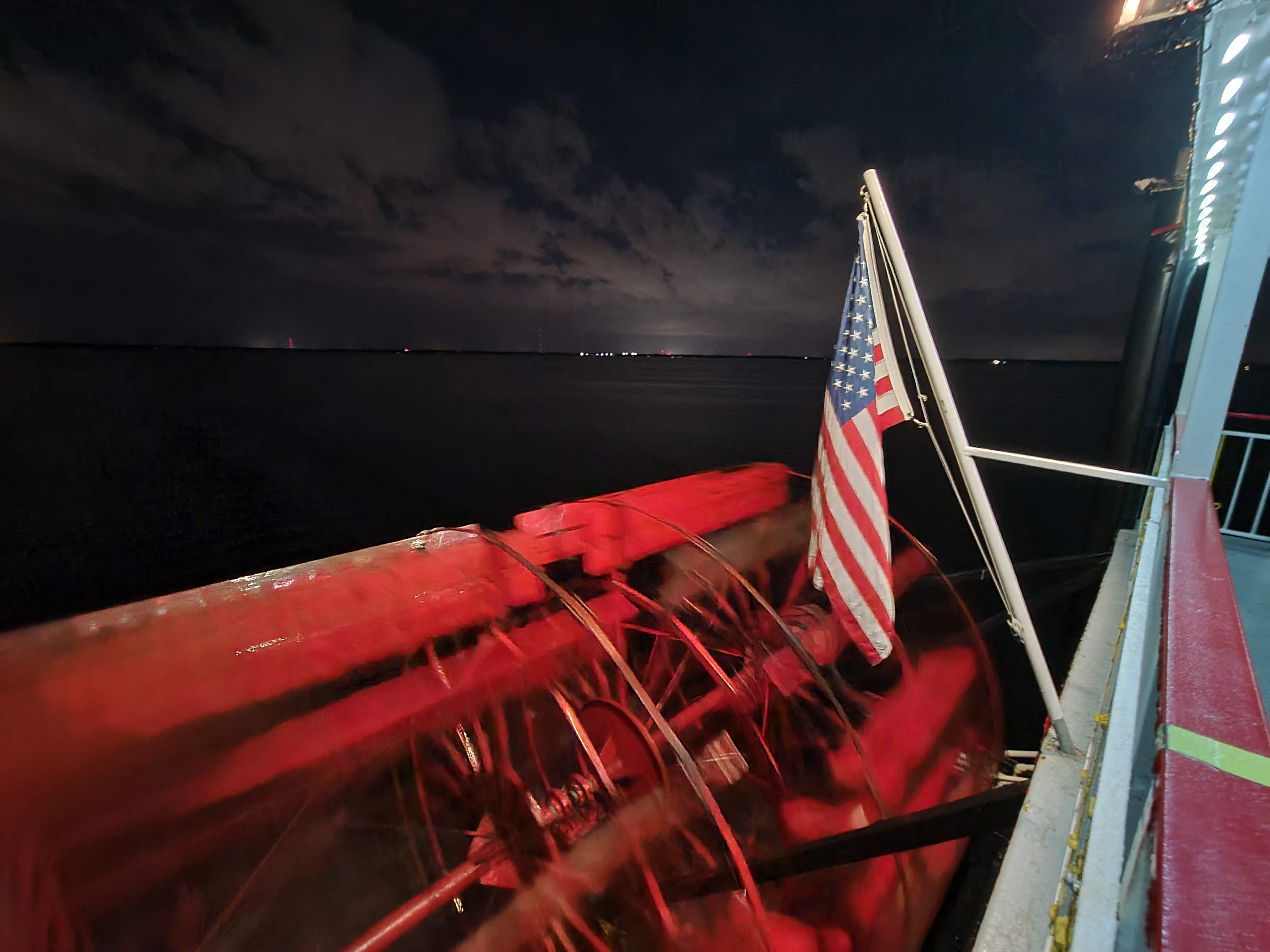 United States Flag on a boat 13