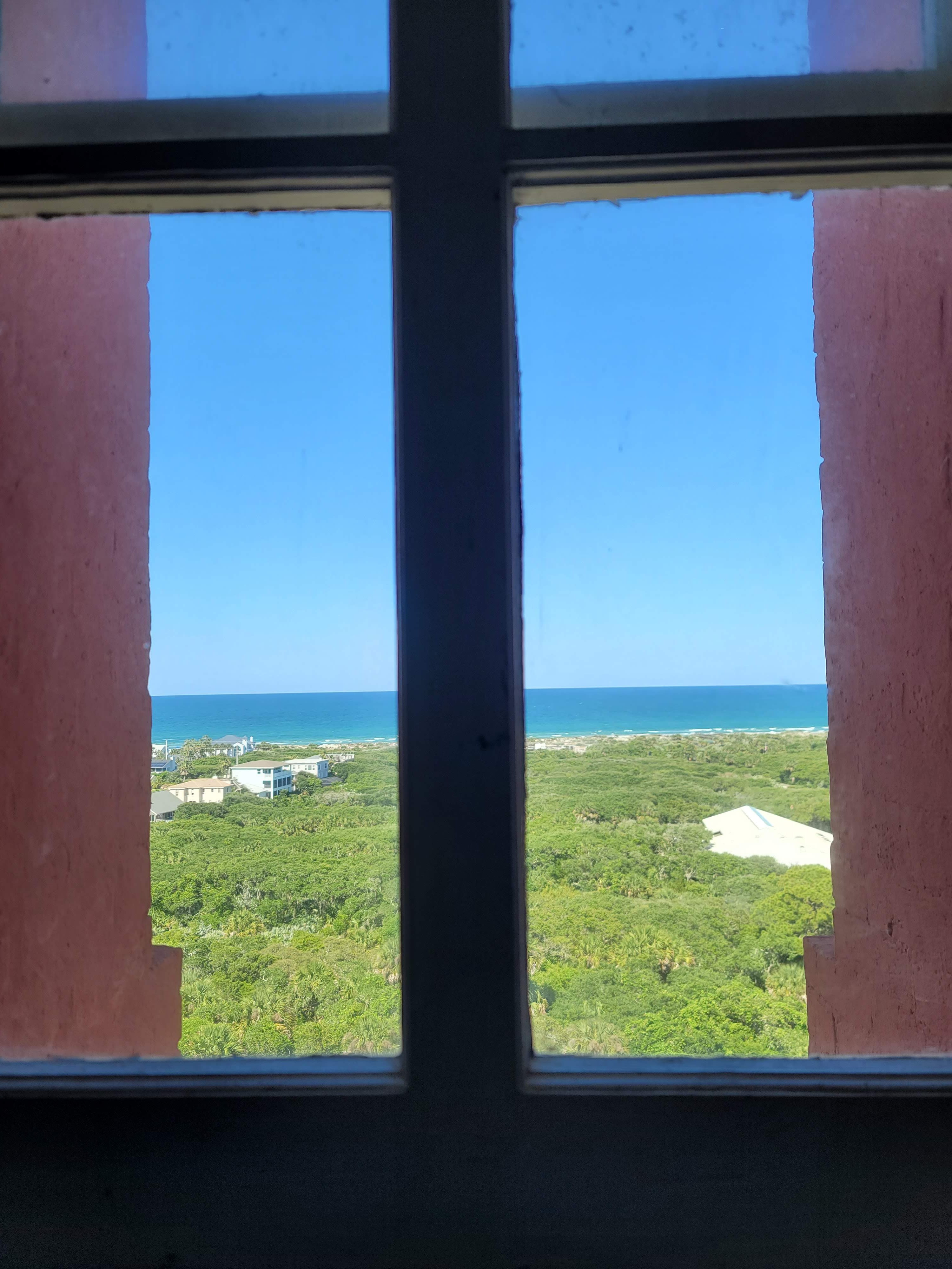 Ponce Inlet Lighthouse - Window view