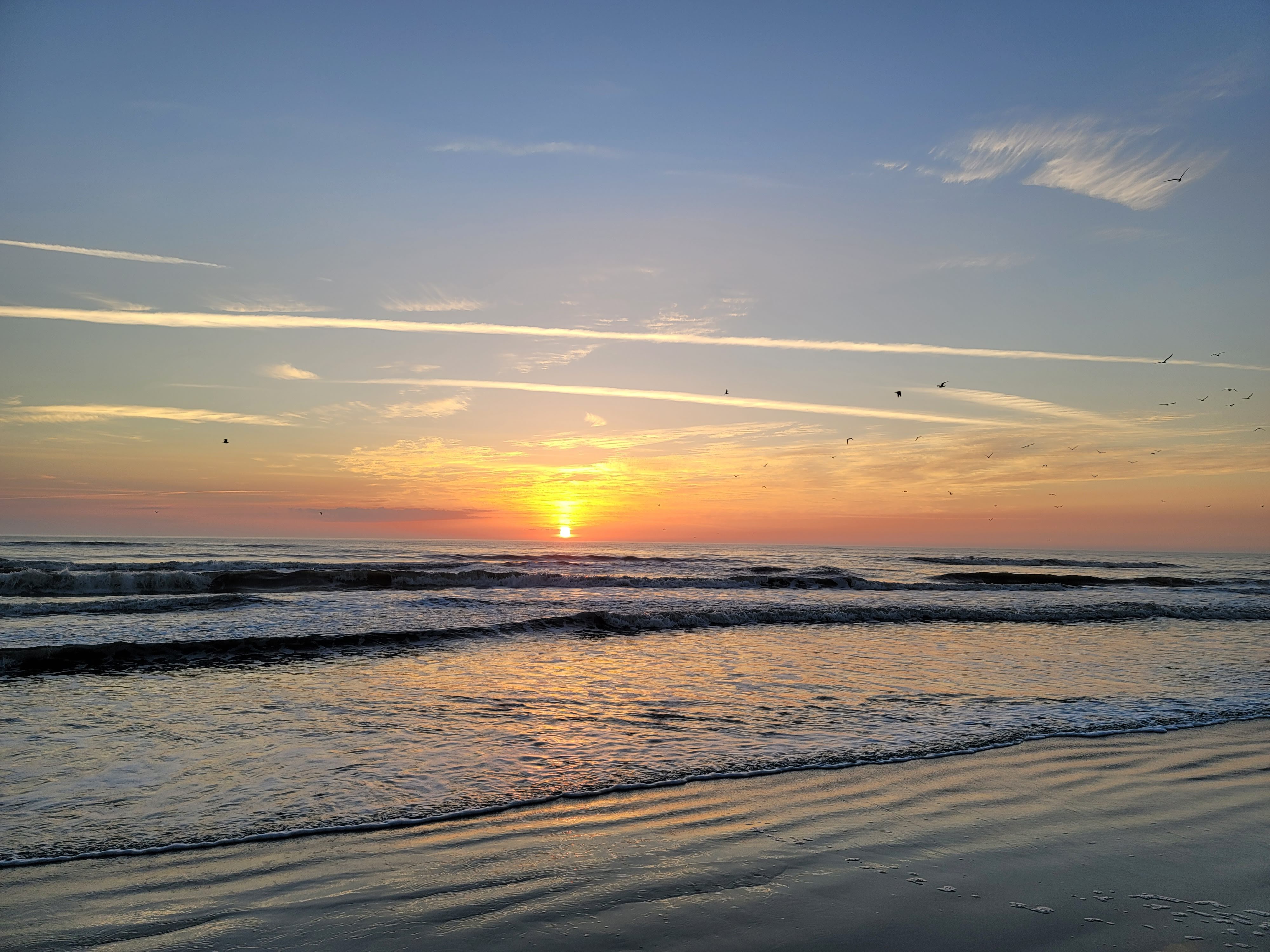 Beach sunrise at Daytona