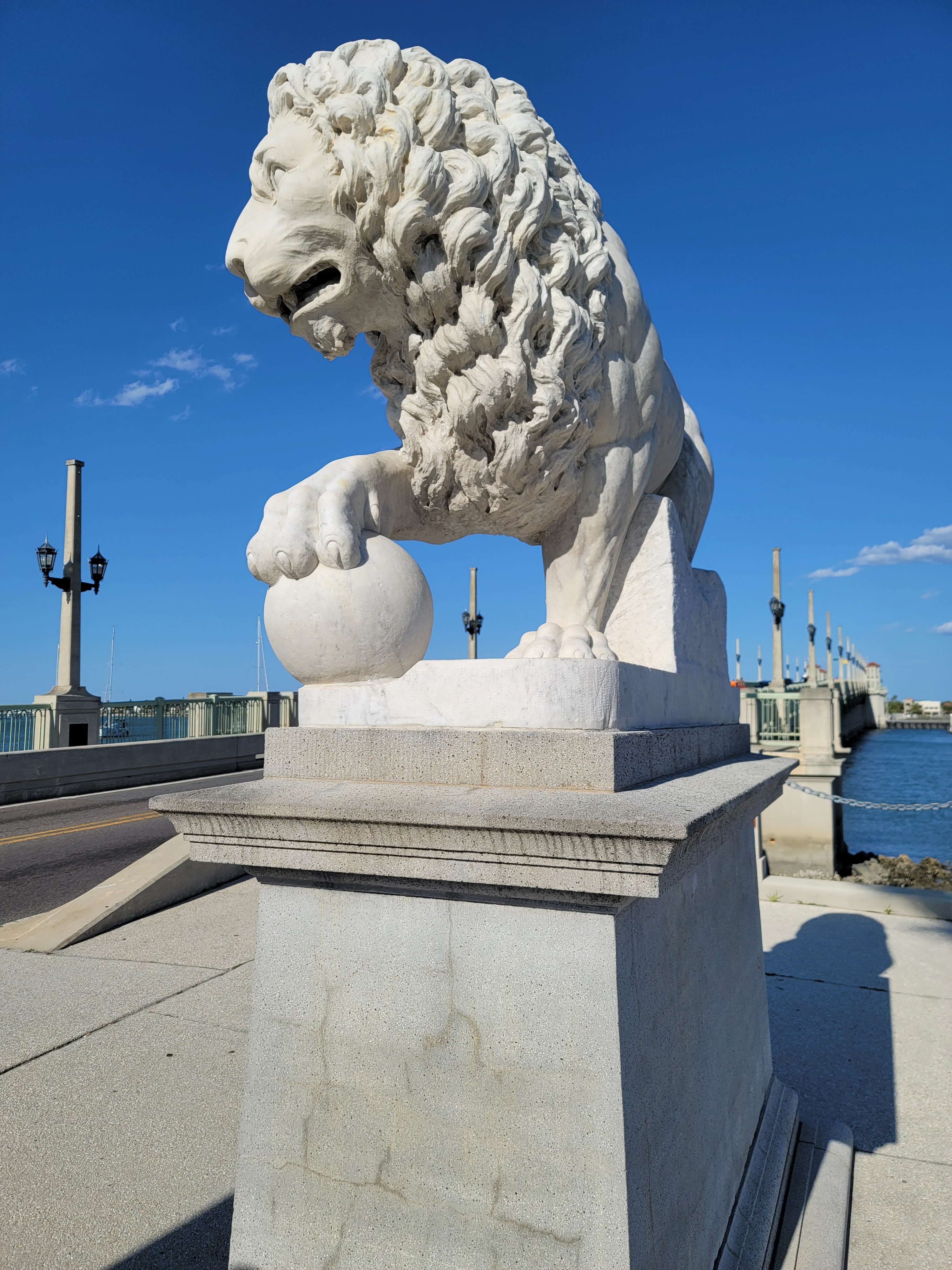 Saint Augustine Lion Statue