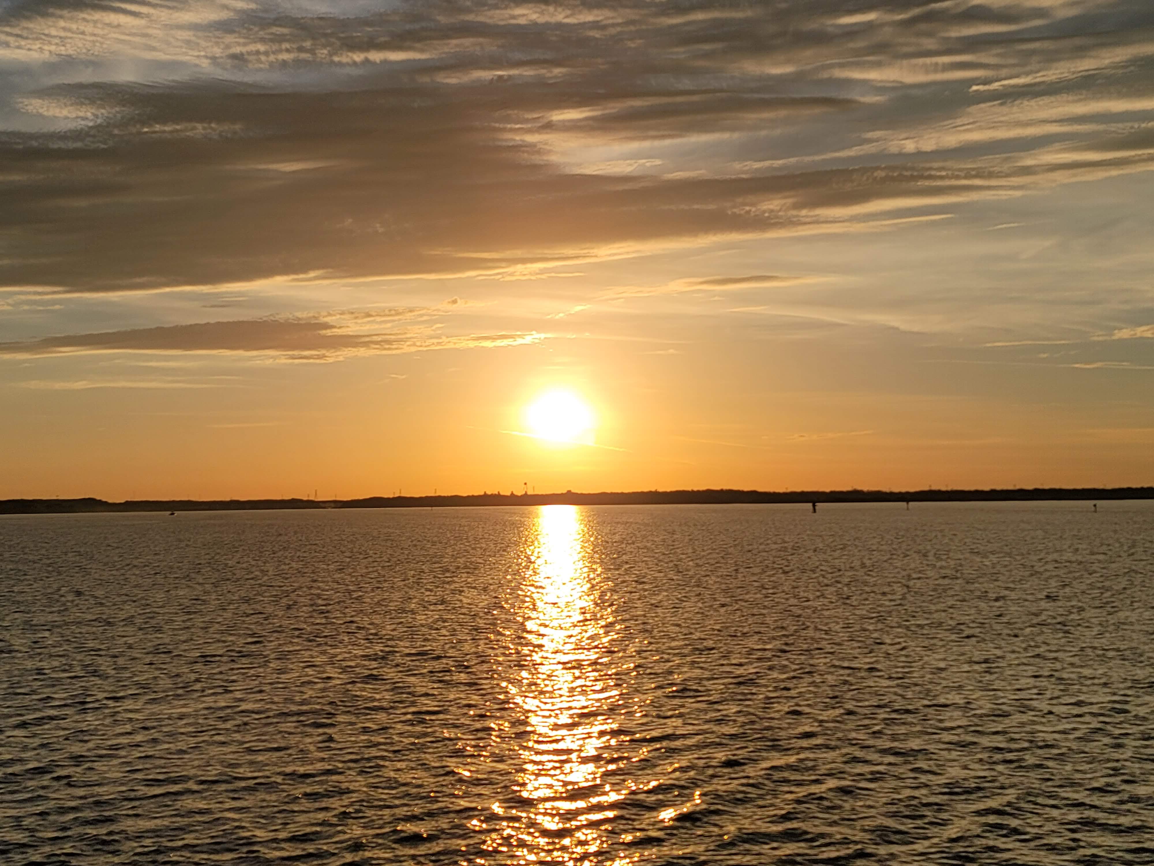 Sunset on a paddlewheel boat 7