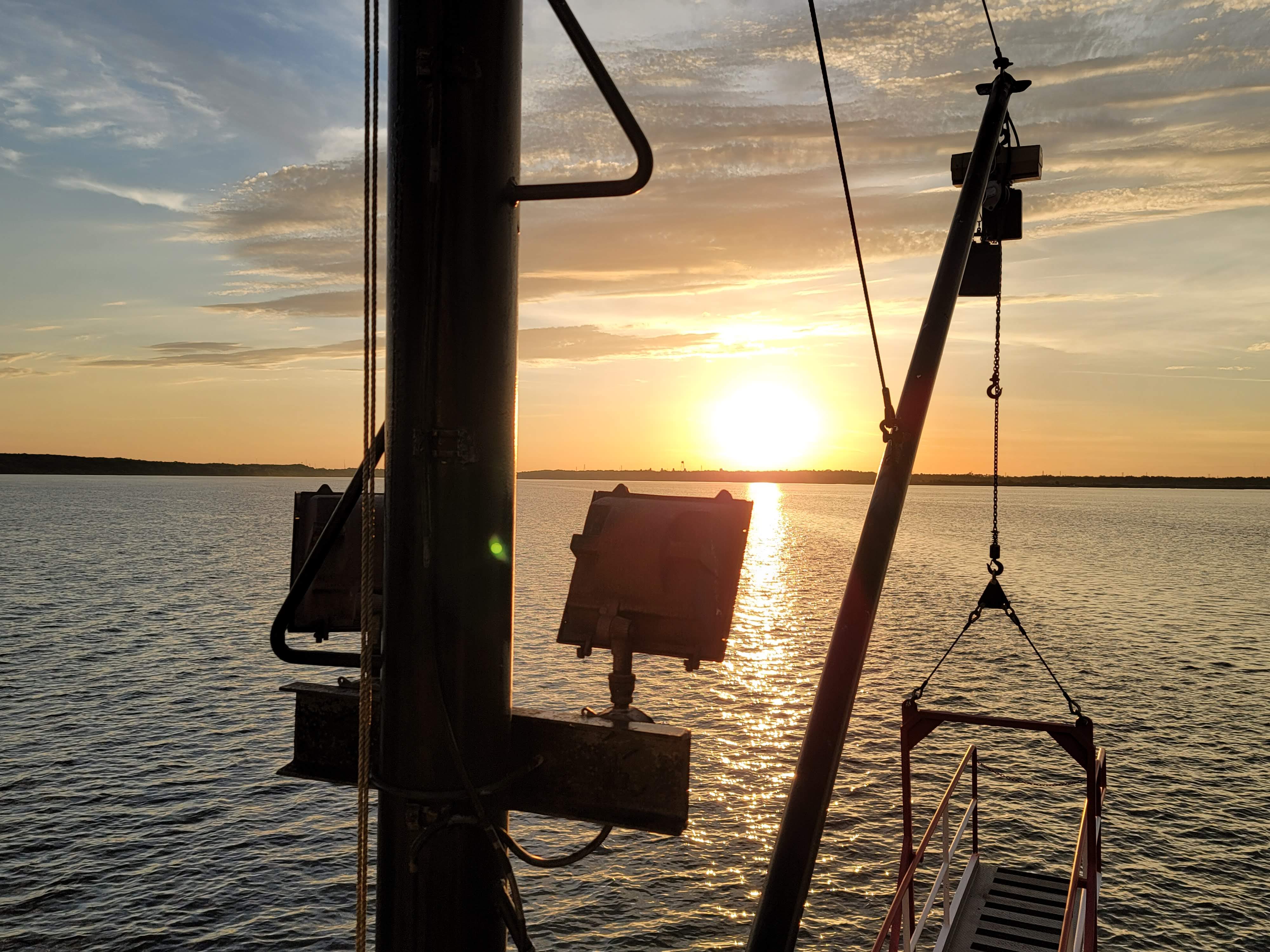 Sunset on a paddlewheel boat 9