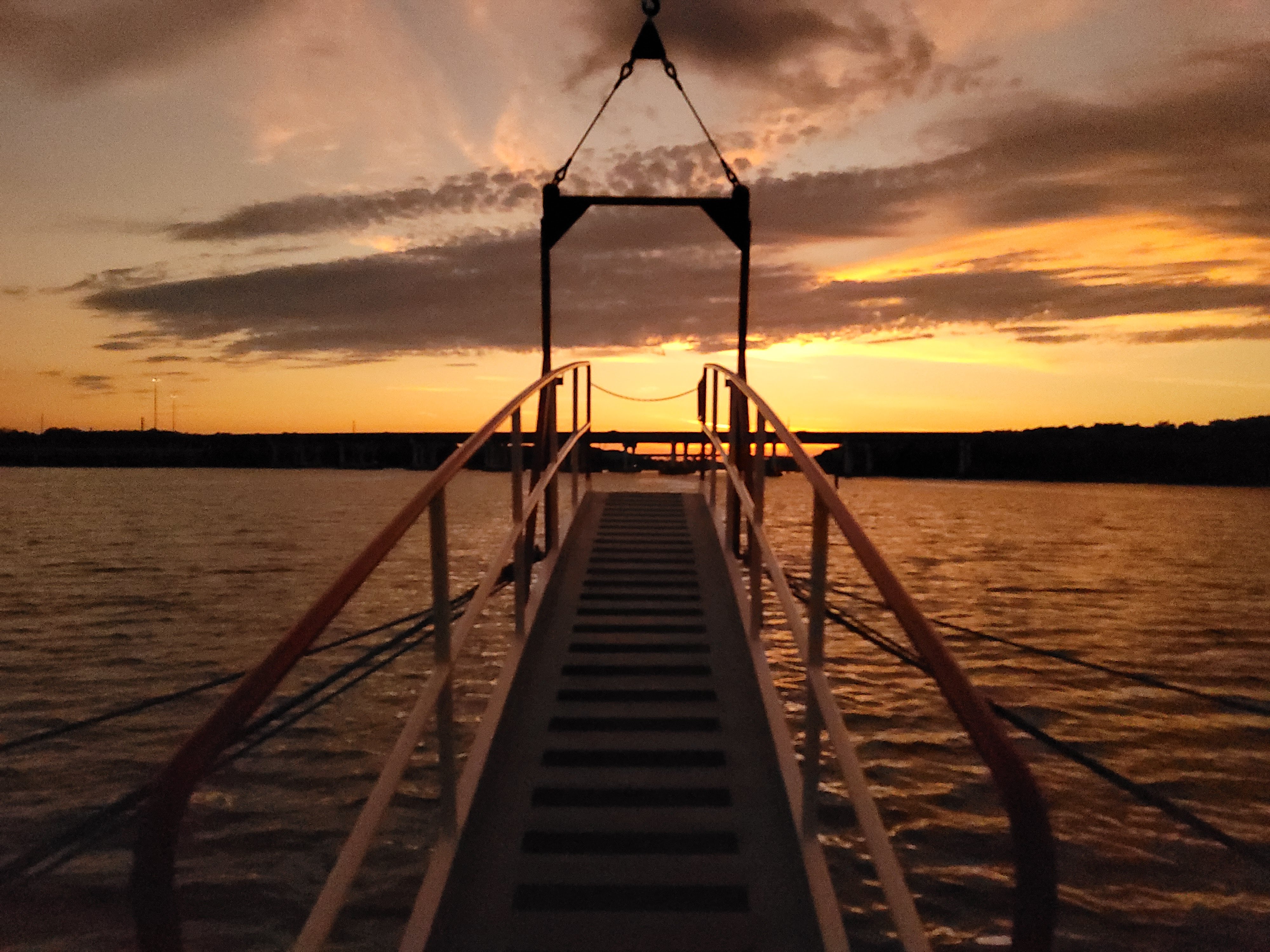 Sunset on a paddlewheel boat 15