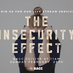 The Insecurity Effect | Bay Area Christian Church Live Stream 2/28