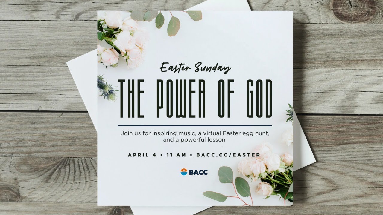 Online Easter Service | The Power of God | Bay Area Christian Church Live Stream