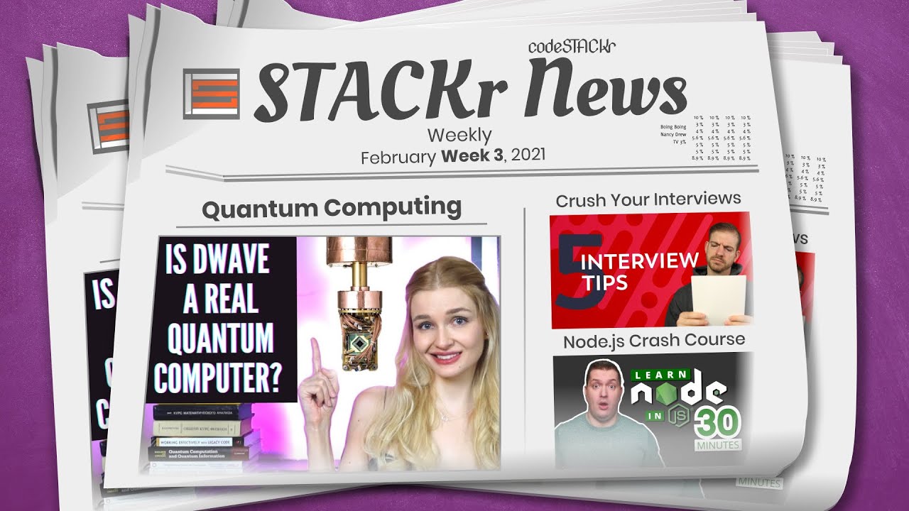 [#7] Top Web Dev Videos You NEED to Watch! (STACKr News 2021, Issue #7)