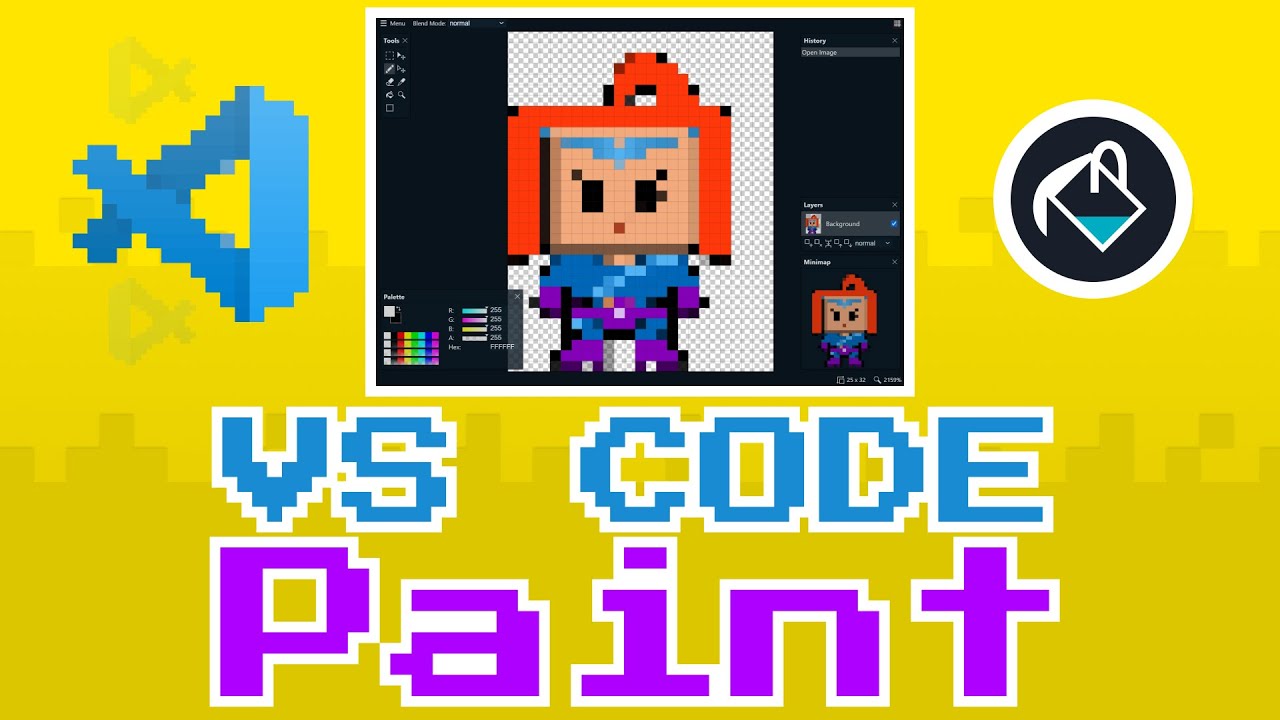 Edit Images in VS Code!?! | Luna Paint Extension