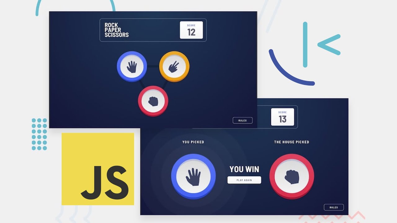 Web Development Tutorial (JavaScript, HTML, CSS) Rock Paper Scissors Game