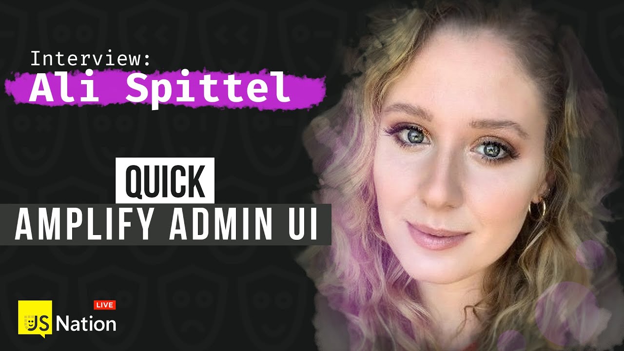 Create an Application Backend in Clicks with the Amplify Admin UI | Interview :: Ali Spittel (2021)