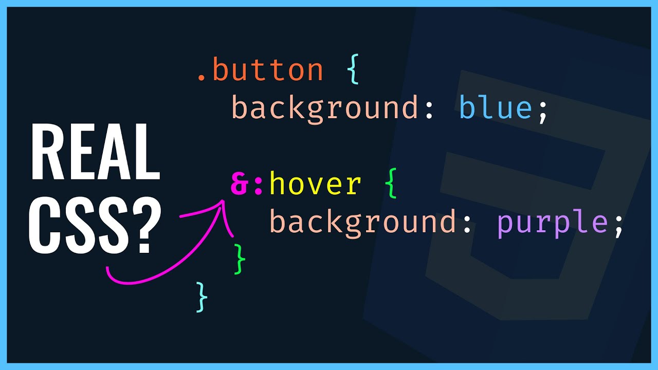 CSS Nesting Is Coming Soon! 🤯 How To Nest Selector Styles TODAY!! (2021)