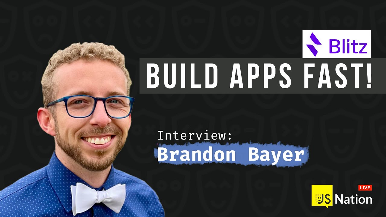 Build Fullstack Apps in Record Time with Blitz.js | Interview :: Brandon Bayer (2021)