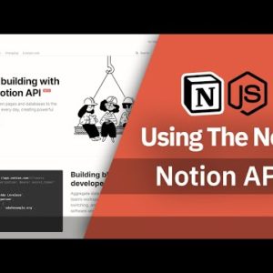The New Notion API | Node.js Video Schedule Project