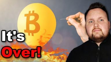 BITCOIN BLOODBATH! Bull Run Is Over & How The Crypto YouTubers Lied To You!