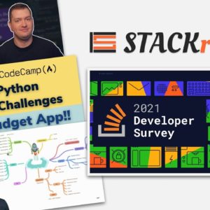 StackOverflow Survey 2021 Results! 📊, Java Roadmap 🚘, Build a Budget App in Python 🐍 // STACKr News