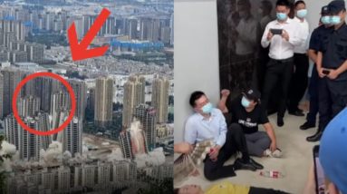 CHAOS ERUPTS IN CHINA! Worlds Biggest Housing Bubble Literally Collapses