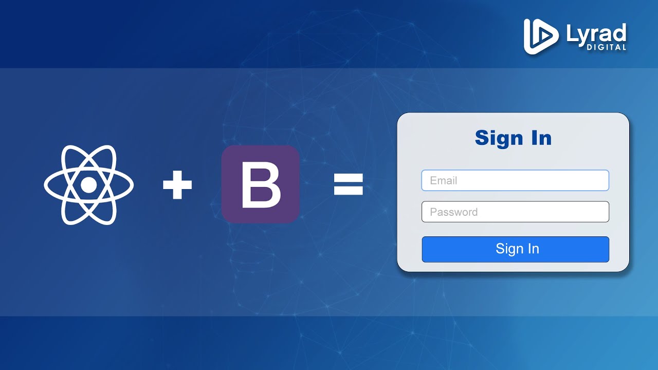 React Bootstrap - Creating a Sign In form using Bootstrap 5 and React