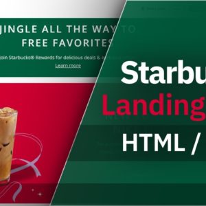 Build a Starbucks Landing Page Clone