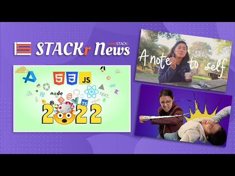 STACKr News Weekly: 2022 Web Dev Roadmap 🛣, Sabotaging your career? 🐱‍👤, It's ok to take a break 🏖