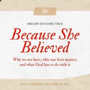 Because She Believed | Online Church Service