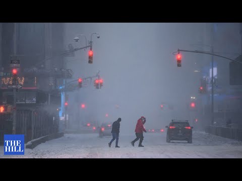 WATCH: NY Gov Kathy Hochul Delivers An Update As East Coast Continues Its Blizzard Warning