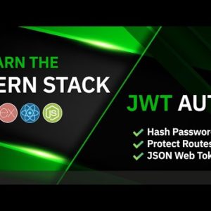 Learn The MERN Stack - JWT Authentication