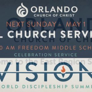 Orlando Church of Christ - East Region Mission's Service