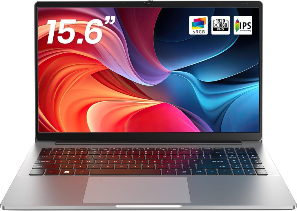 15.6 Inch Laptop Computer, N4020, 4GB DDR4 RAM, 128GB eMMC,with Windows 11
